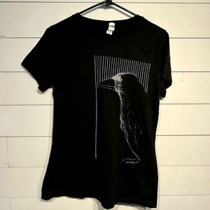Black Crow Very Slim-fit T-Shirt 100% Cotton